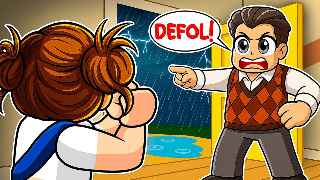Üvey Babam Beni Kovdu 💔 Roblox Brookhaven🏡RP