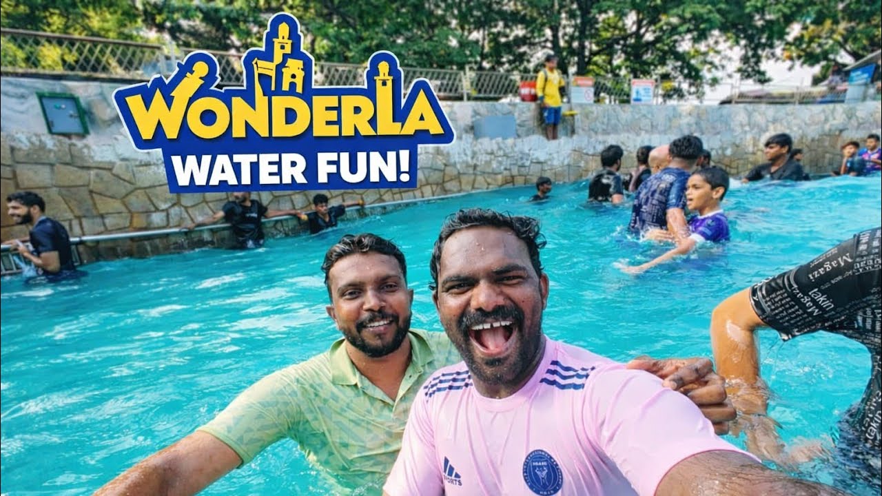 wonderla amusement park in kochi water rides part2 Tamil vlog Abeal Munnar