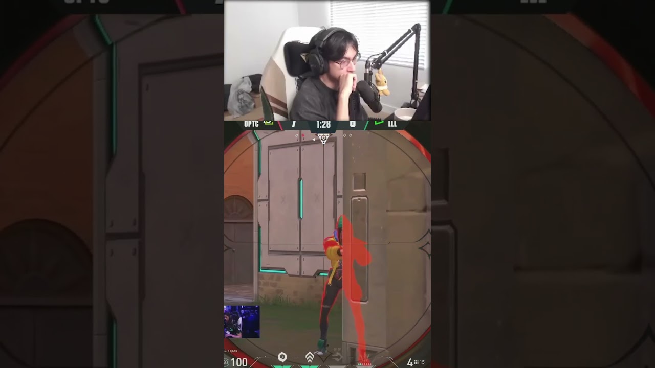 Tenz Reacts to Aspas' Insane Ace in Valorant! 🔥 | Epic Moments in Valorant Shorts