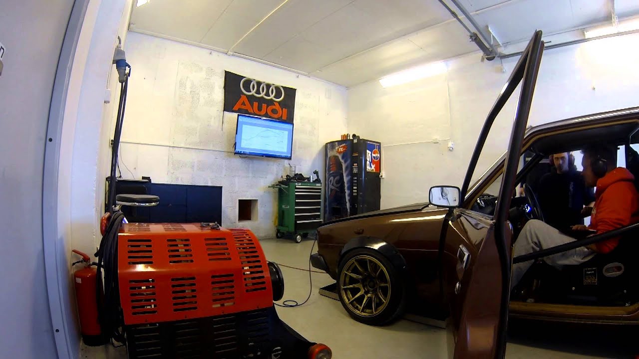Toyota Corolla Ke70 Om605 superturbodiesel @ Jonus Racing dyno