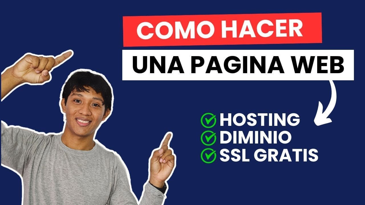 Cómo crear una pagina web 2025 (DOMINIO + HOSTING + SSL GRATIS)