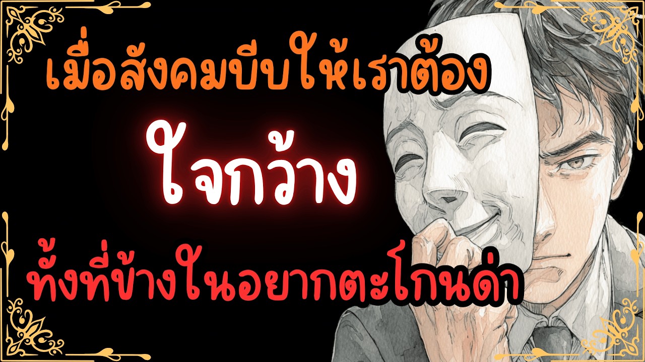 หน้ากากคนดี เมื่อสังคมบีบให้เราต้องเป็น 'คนใจกว้าง' ทั้งที่ข้างในอยากตะโกนด่า | พอดแคสต์