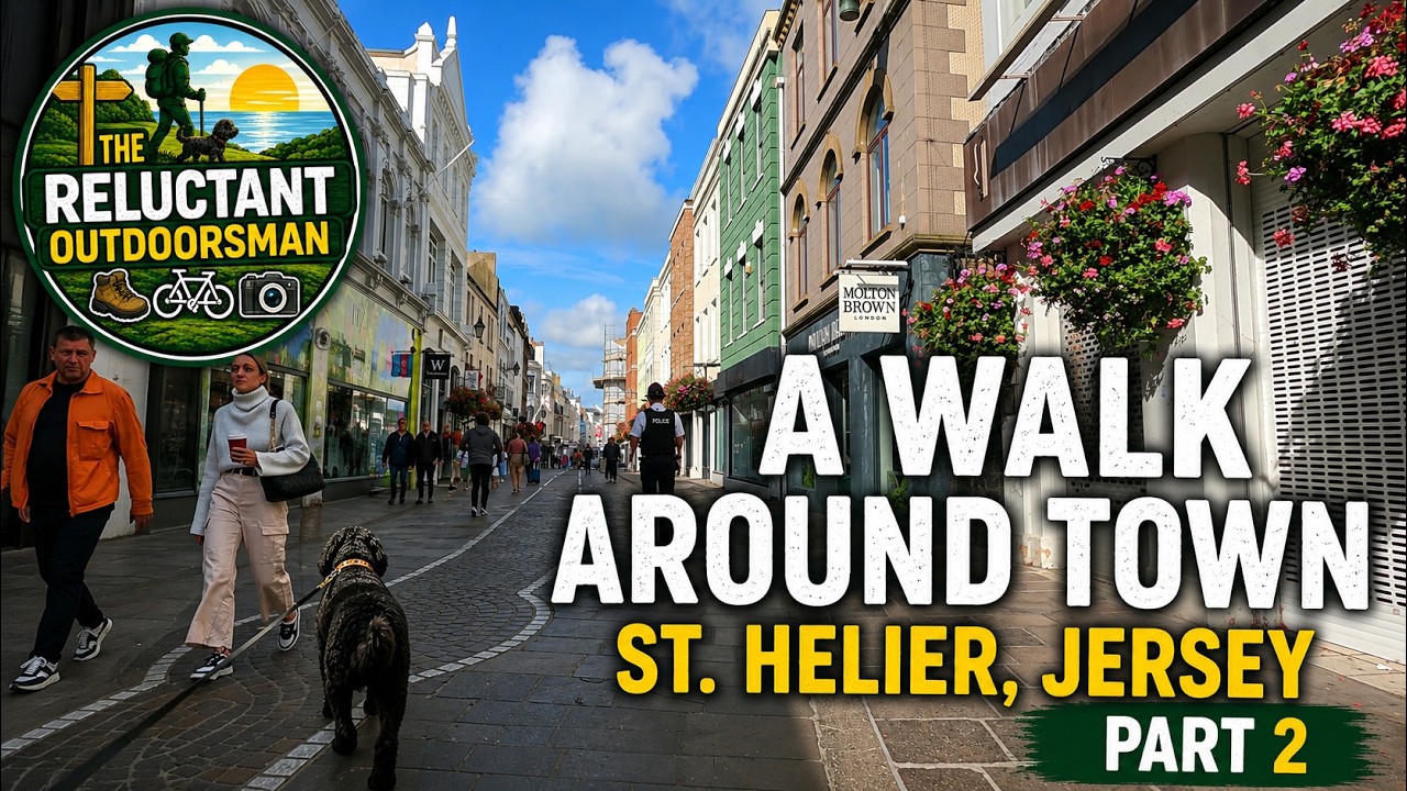 A walk Around Town - St  Helier, Jersey - Part 2 #jersey #walking #travel