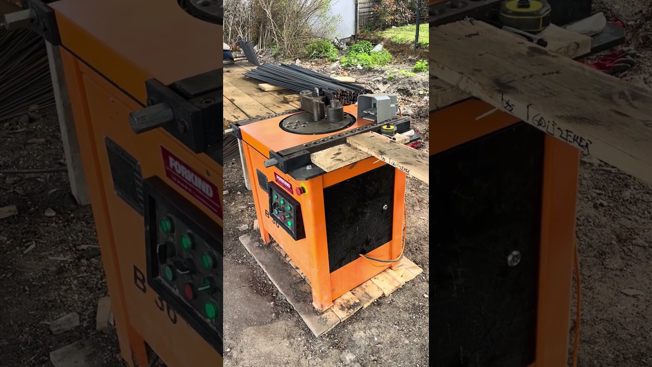 Découvrez la Cintreuse B36 Forkind en action ! #armatures #machine #btp #chantier #tools #batiment