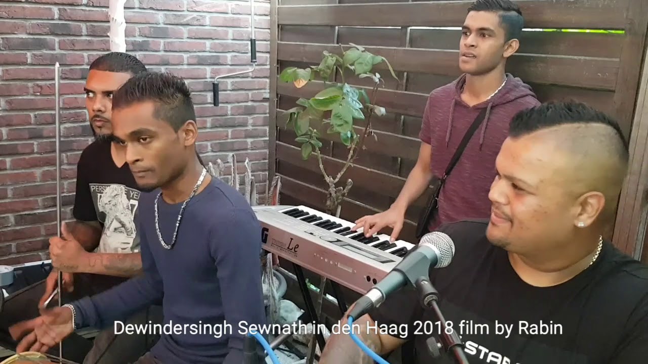 Dewindersingh Sewnath in den Haag Aug. 2018 film by Rabin