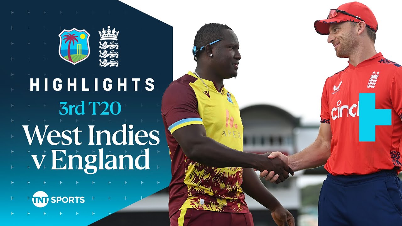 West Indies vs England 3rd T20 🏏 | Emphatic Finish In St Lucia 🔥 | TNT Cricket Highlights
