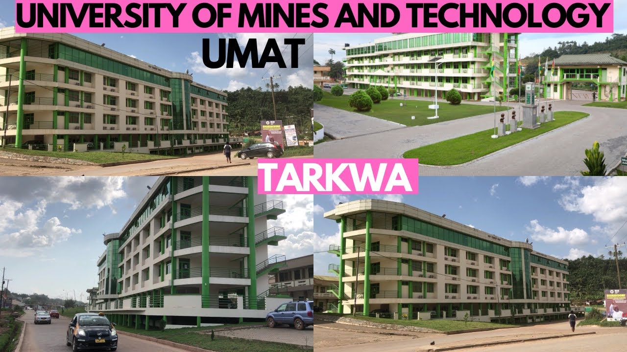 Great 4K View of UNIVERSITY OF MINES AND TECHNOLOGY(UMAT) Tarkwa in Ghana.
