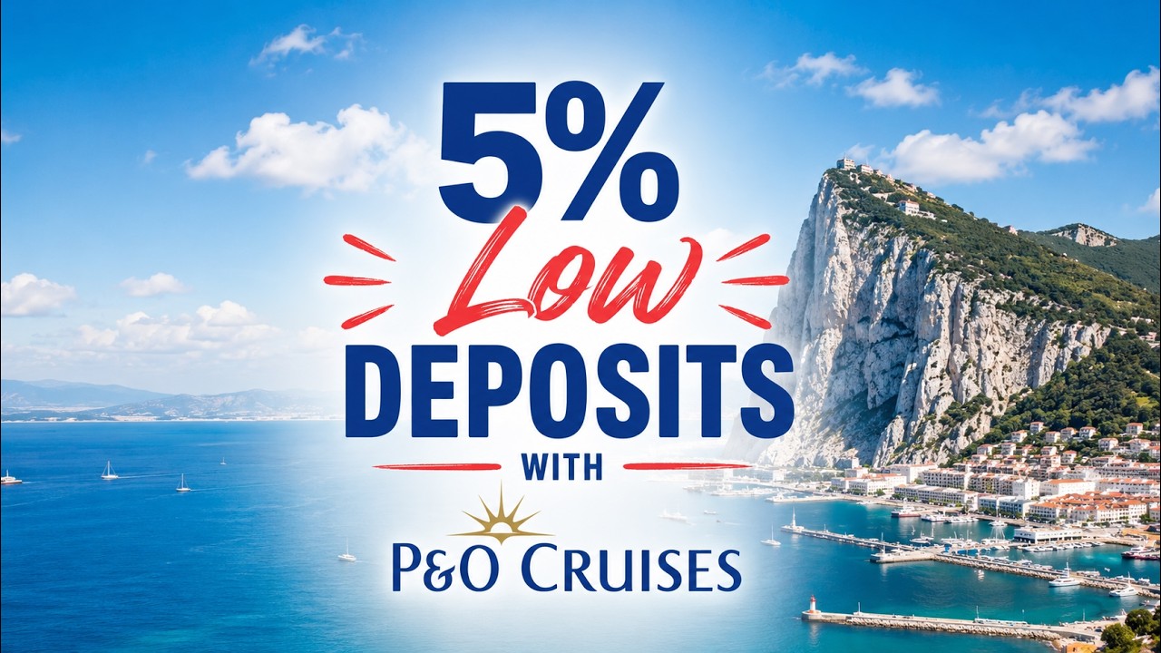 5% Low Deposits with P&O Cruises | Cruise1st