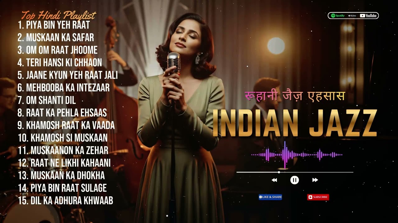 90's Romantic Bollywood Songs | Indian Jazz ~ 90's Evergreen Hindi Songs