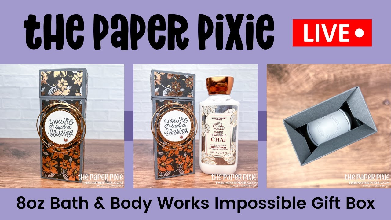 🔴 В ПРЯМОМ ЭФИРЕ! с The Paper Pixie — Мастер-класс по созданию невероятной подарочной коробки — Э...