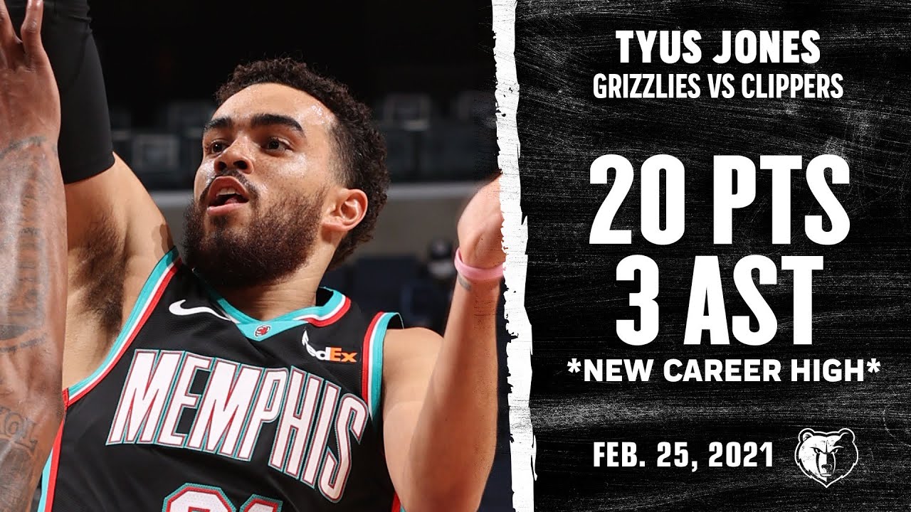Tyus Jones CAREER-HIGH, Record-Setting 20 Points vs Clippers Highlights! | NBA Season 2020-21