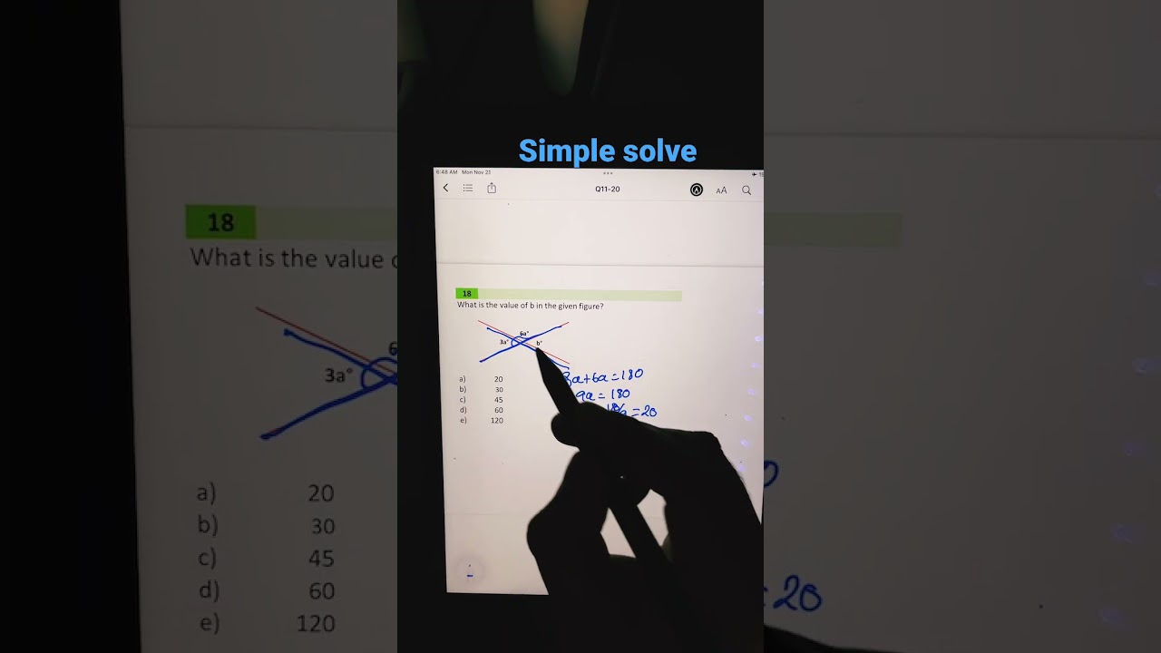 Tricky question! Simple solve