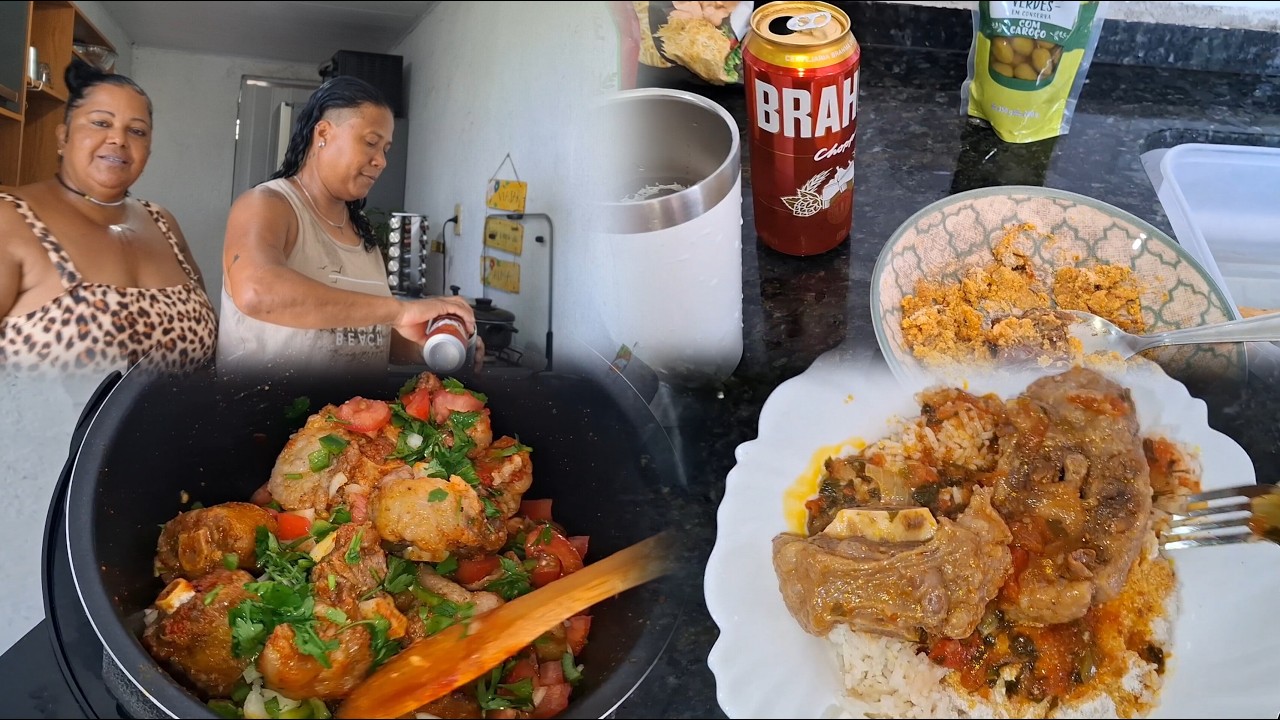 Preparando uma rabada de boi / nosso sábado e domingo  👐🎉