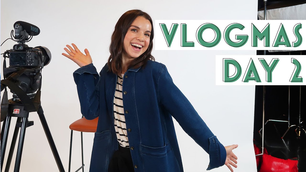 Behind the Scenes of a Work Day VLOGMAS | Ingrid Nilsen