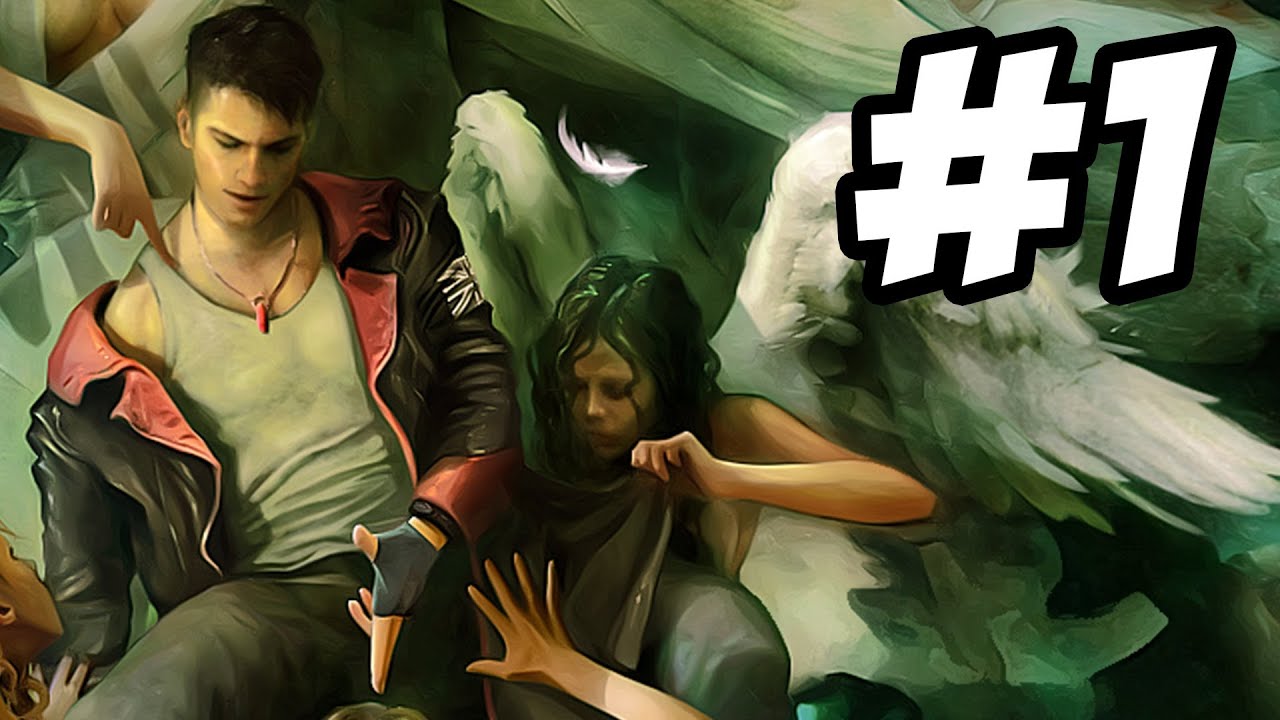 DmC: Devil May Cry Gameplay Walkthrough Part 1 - Dante's Hangover (Mission 1)