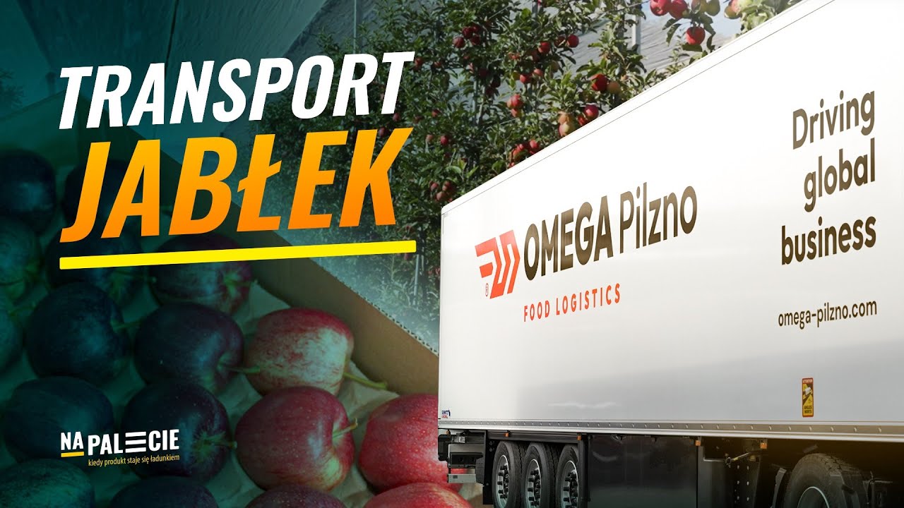 Z Polski do Indii - transport jabłek