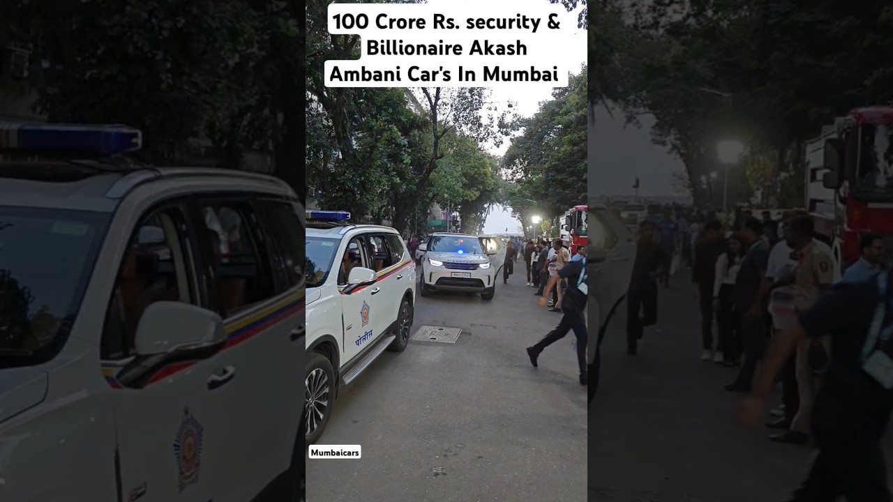 World Richest Boys Akash Ambani With Full Security 
