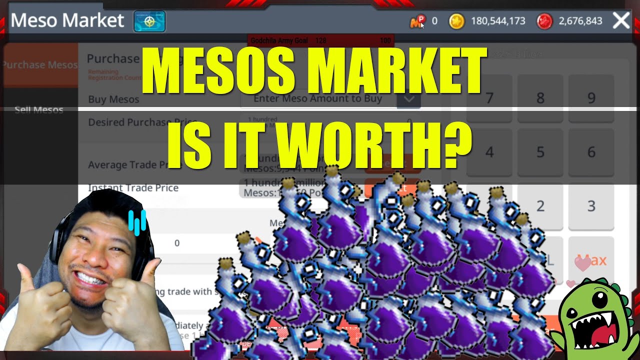 Maplestory m - Полное руководство по рынку Mesos