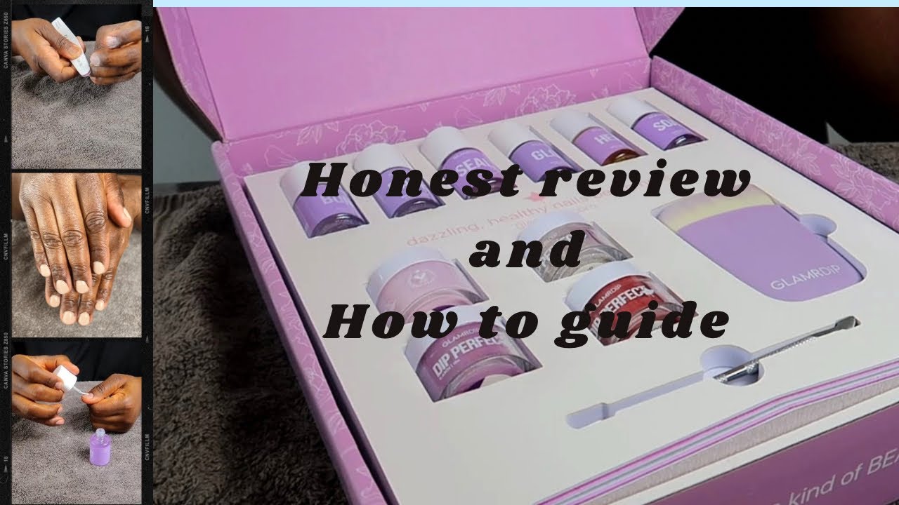 GLAMRDiP Honest Review ✨| Dip nails for Beginners | Detailed How to use guide #nailsathome #nails