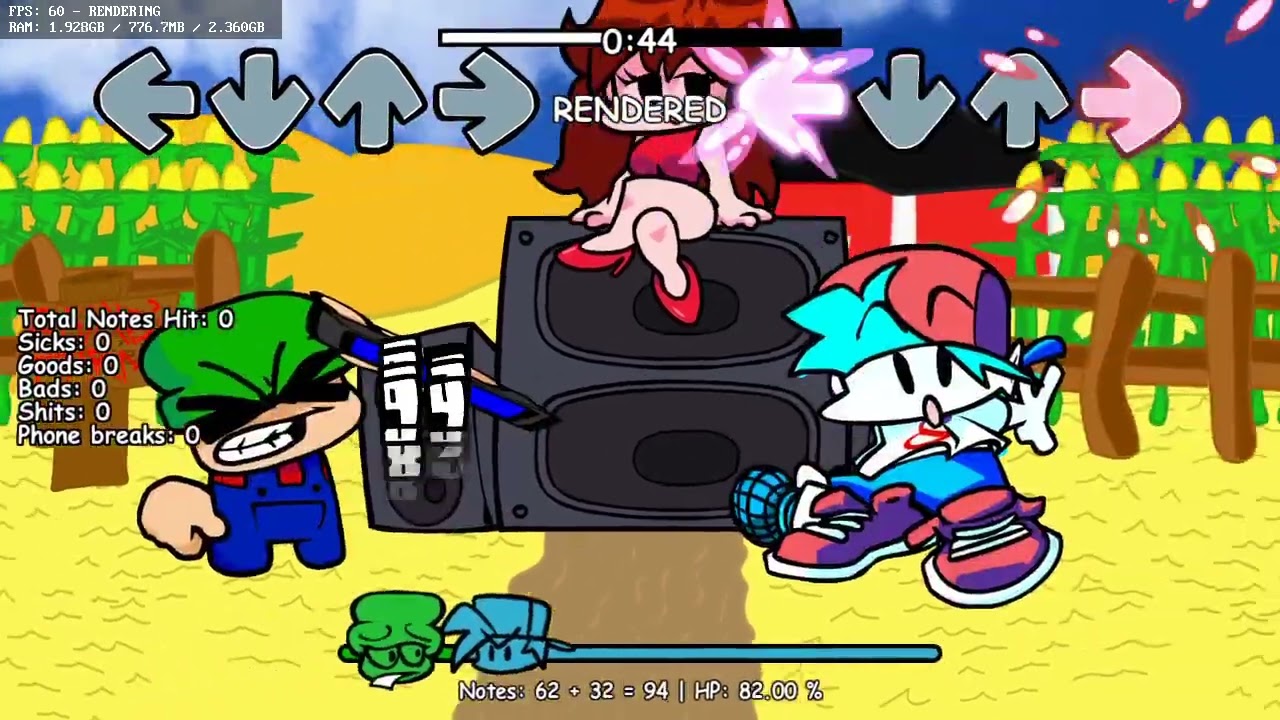 【FNF】ひどい忍者
