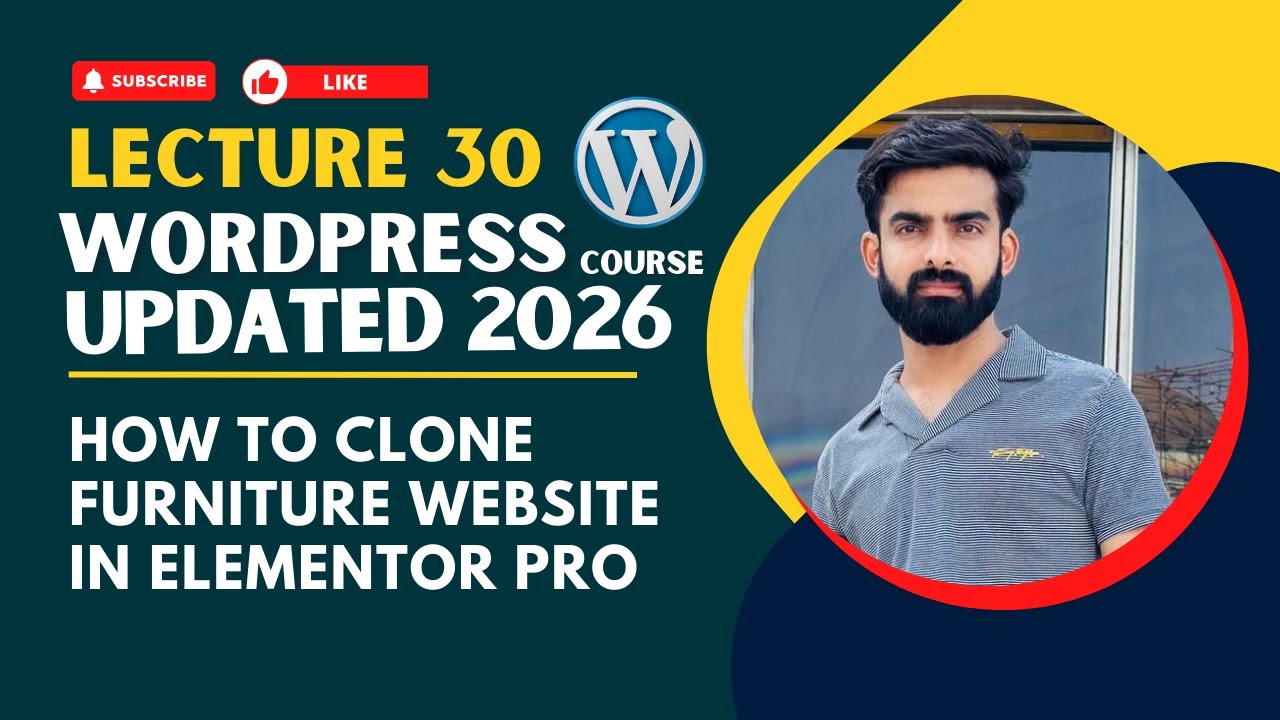 How to Clone a Furniture Website in Elementor | Step-by-Step Guide #websitedesign 