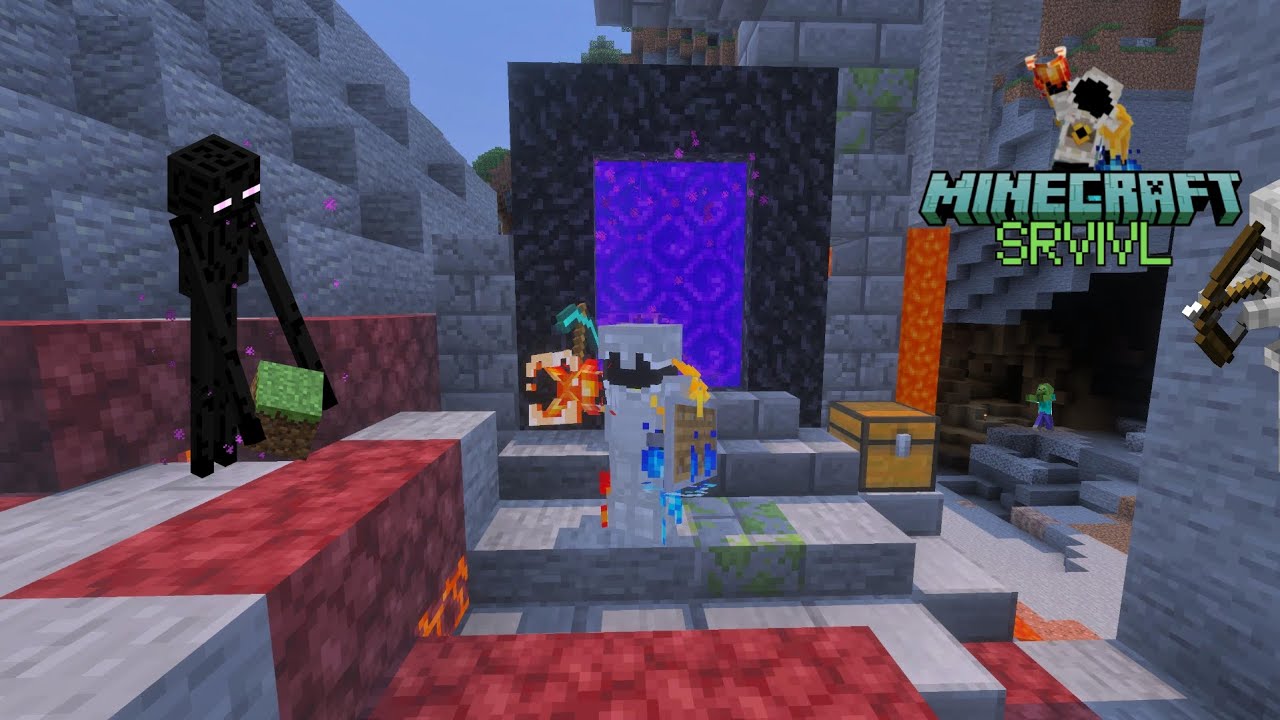 Let’s Build A Nether Portal! | Minecraft Srvivl (Part 3)