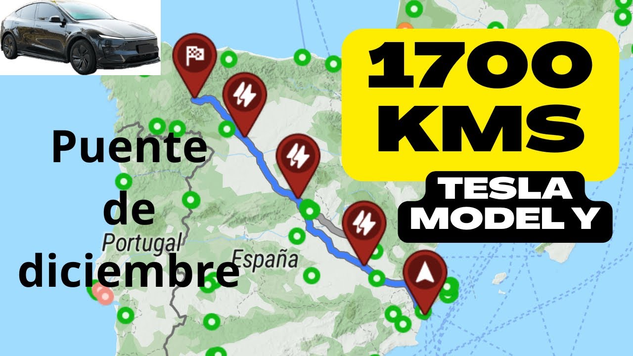 Nuestro Primer Gran Viaje En Tesla: 1700 Kms En Pleno Puente De Diciembre