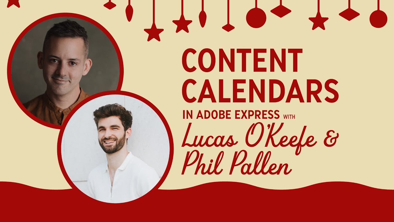 Festive Content Calendar | Adobe Live Holiday Week 2024