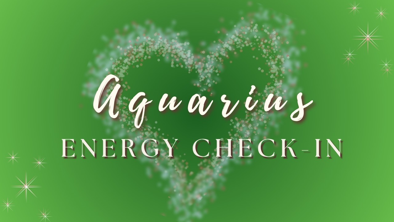 Aquarius ♒ | You Chose Yourself&hellip; And Now Everything Is Falling Into Place | Energy Check-In