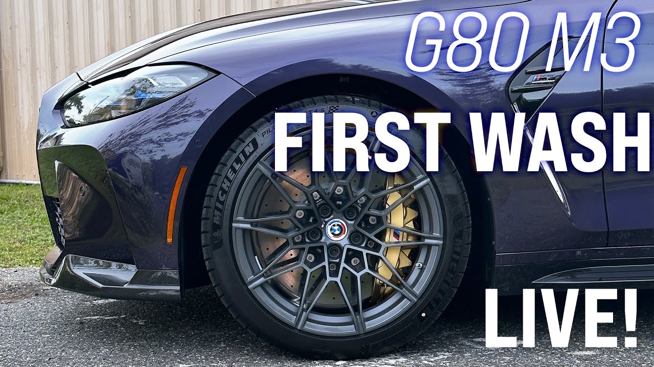 Techno Violet G80 M3 50 Jahre Edition: First Wash Live!