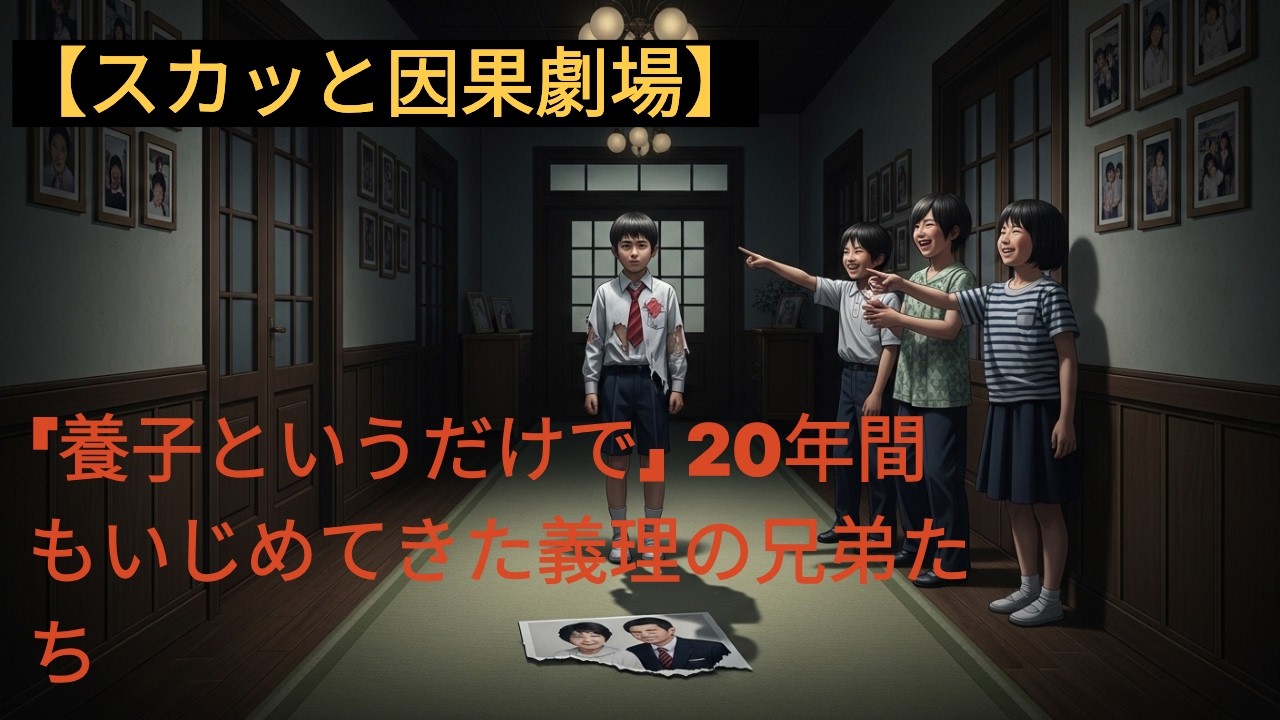 【スカッと因果劇場】 「養子というだけで」 20年間もいじめてきた義理の兄弟たち