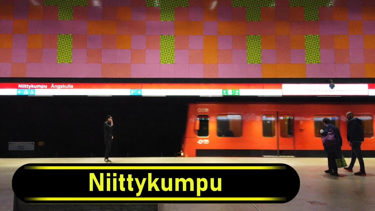 Metro Station Niittykumpu - Helsinki (Espoo) 🇫🇮 - Walkthrough 🚶