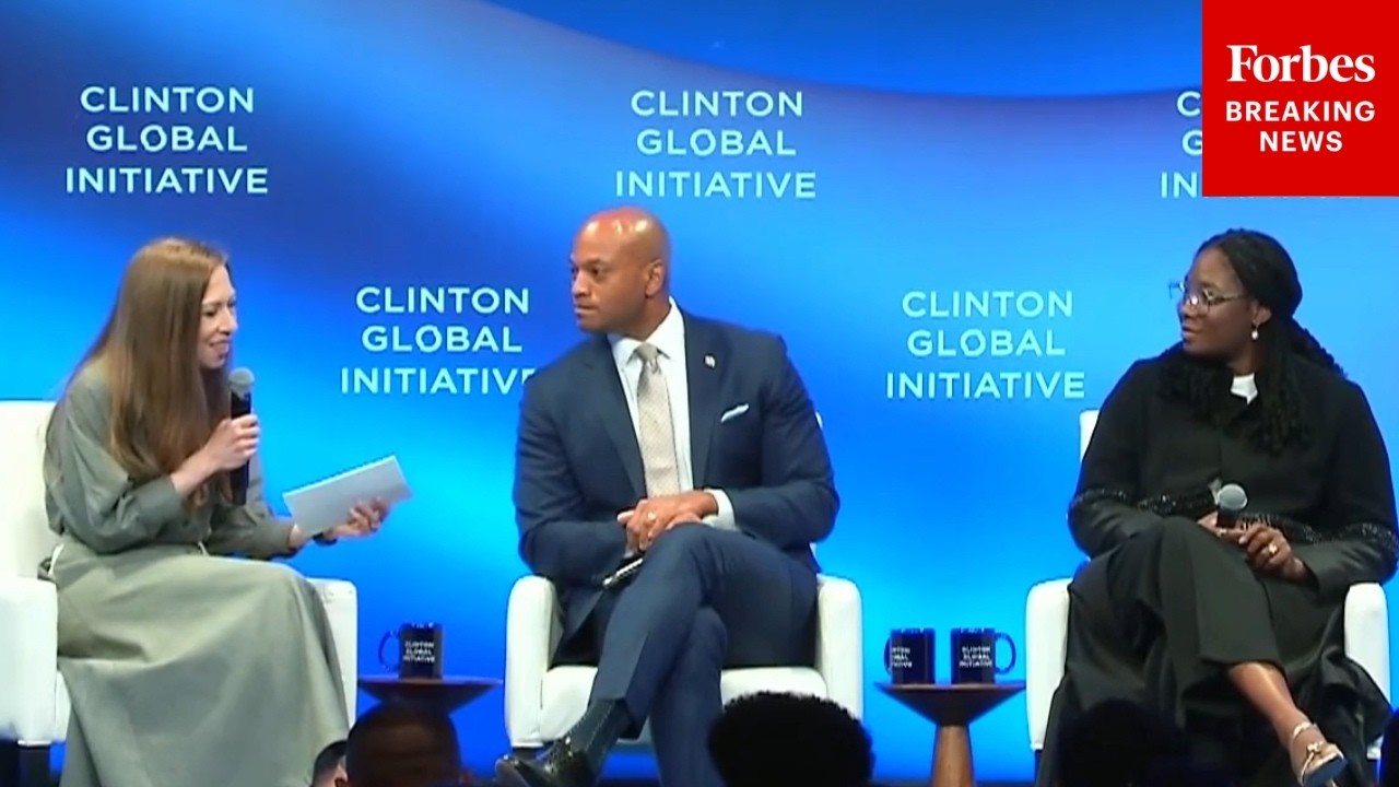 JUST IN: Maryland Gov. Wes Moore And Chelsea Clinton Host Panel On AI Innovation, Dangers