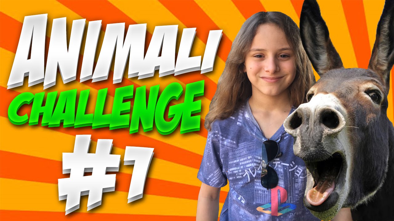 ANIMALI CHALLENGE ITA - IMITA IL LORO VERSO - SFIDA DIVERTENTE DA RIDERE - ELEFANTE ALCE DROMEDARIO