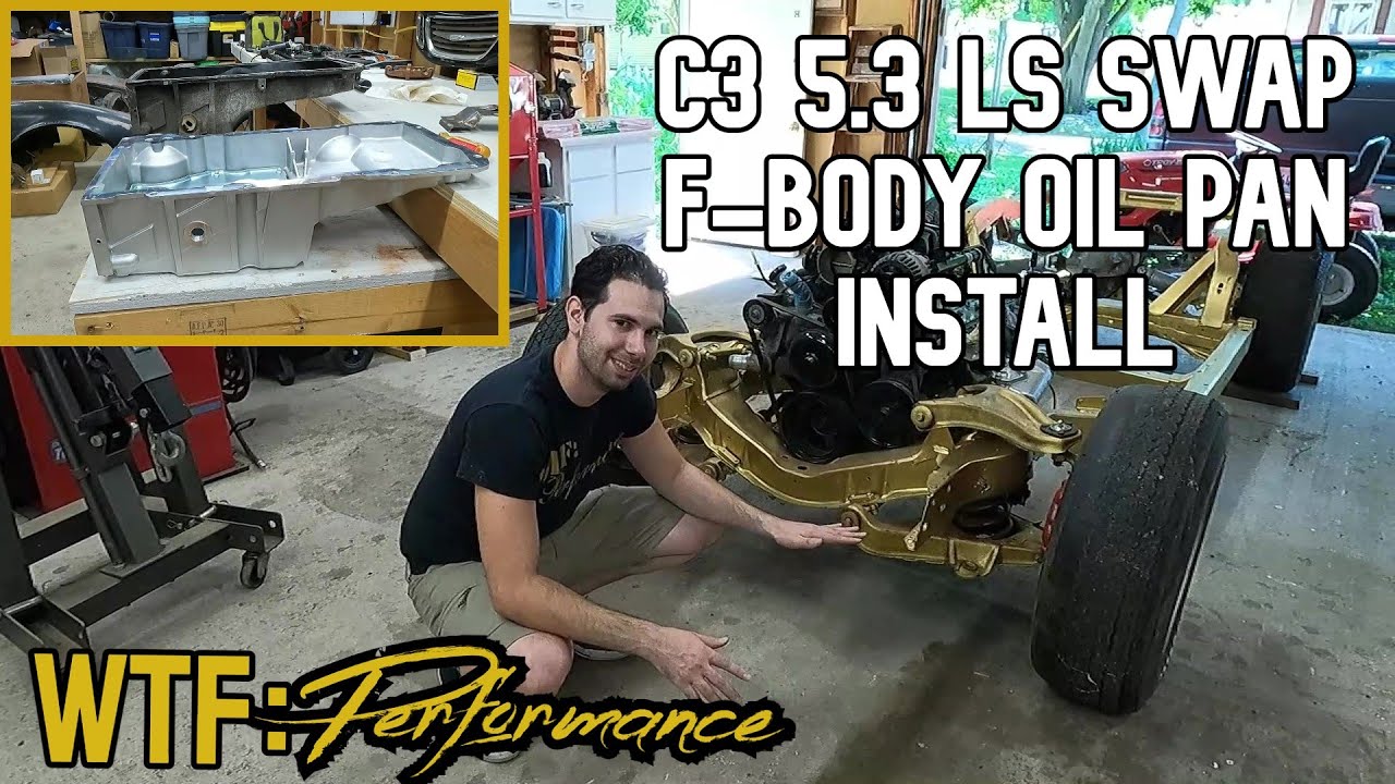 Corvette C3 5.3 LS swap oil pan clearance issues fixed!