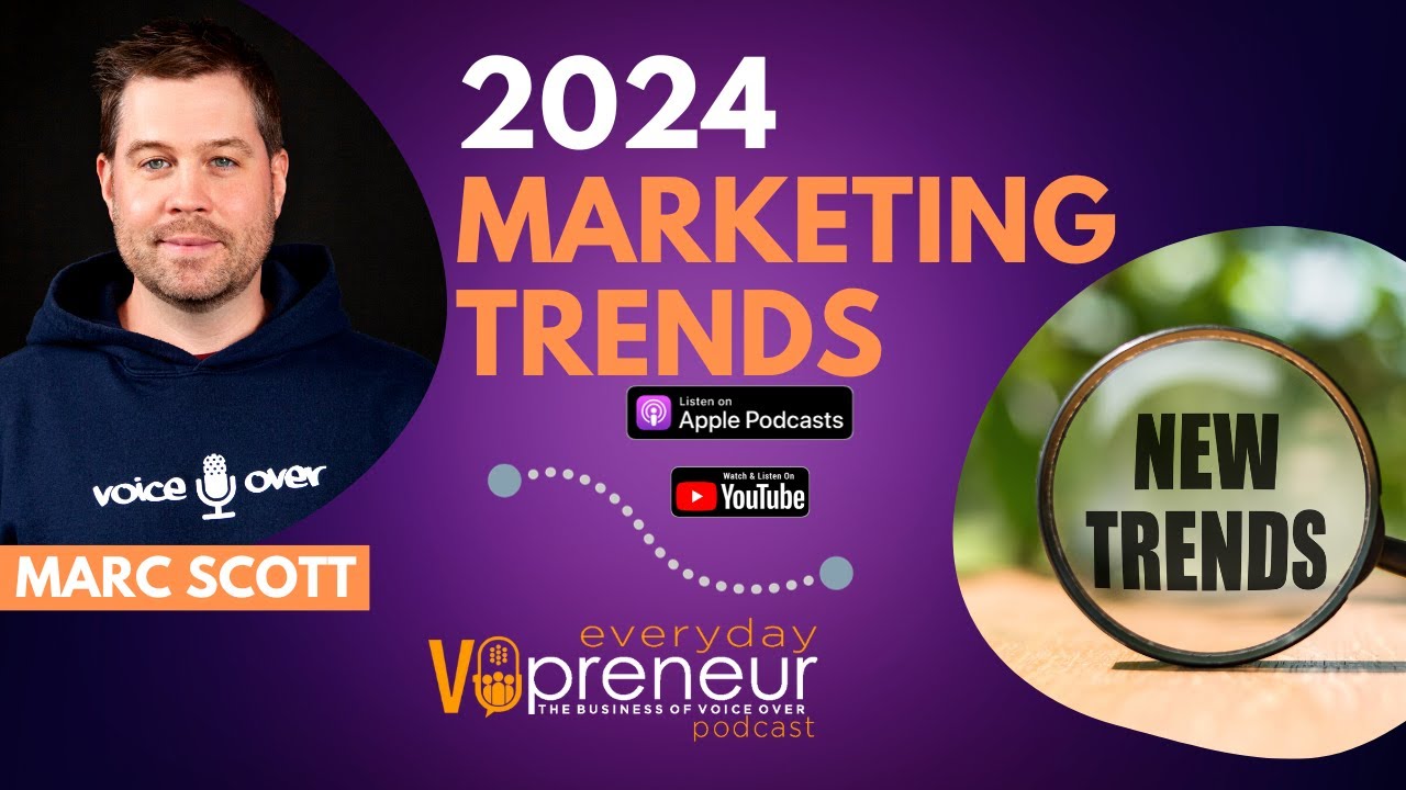 Marketing Trends for Voice Actors in 2024