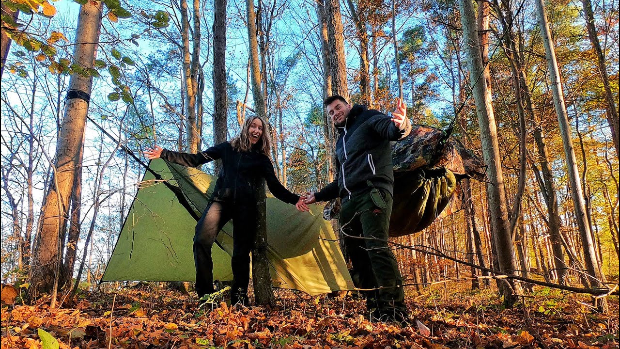 Overnighter – Übernachtung im Herbstwald