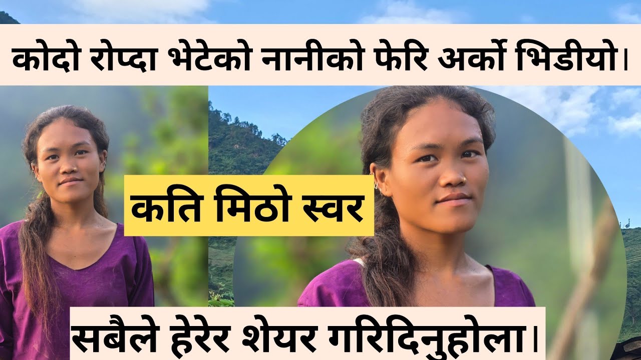 कोदो रोप्दै गर्दा भेटेको नानीको स्वरले सबैको मन जितेको छ । सबैले हेरेर सपोर्ट गरिदिनु होला । 