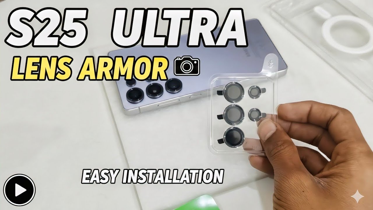 HEY! 😊 : Installing Camera Lens & Membrane in Samsung S25 Ultra 