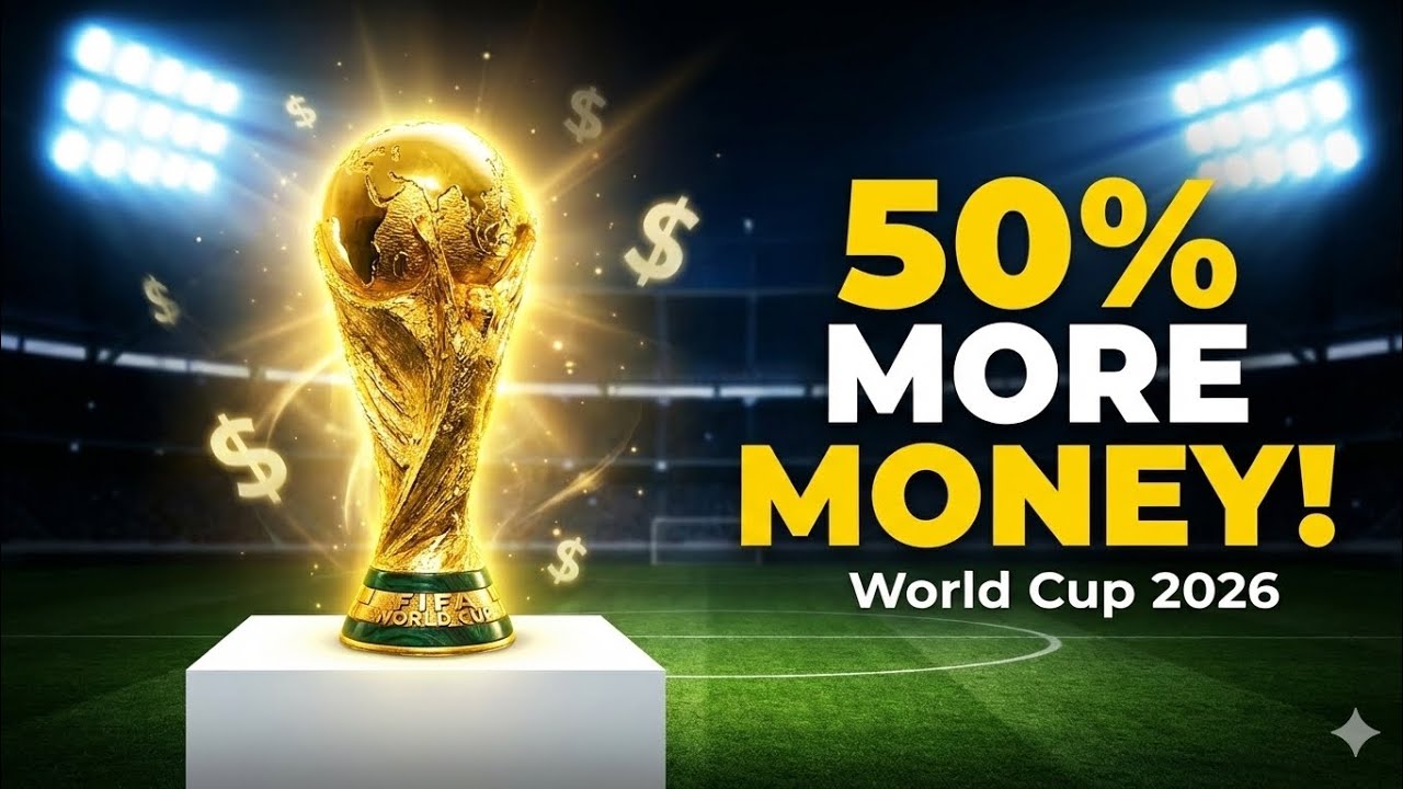 FIFA Increases World Cup 2026 Prize Money by 50% | Record Payout Explained
