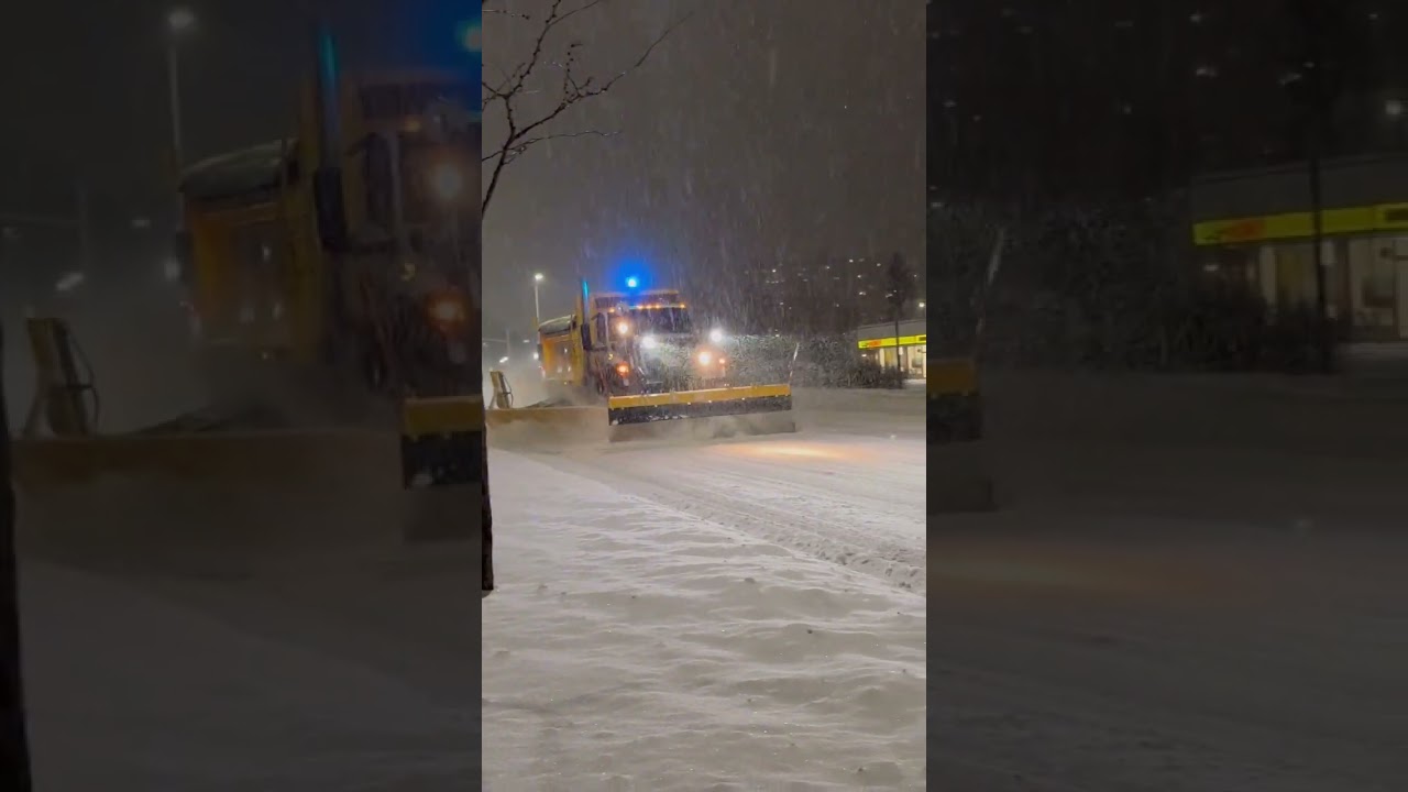 City snow plow