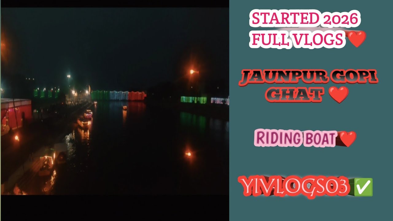 UP. Jaunpur republic day decoration  ❤️.... नाव की सवारी ❤️