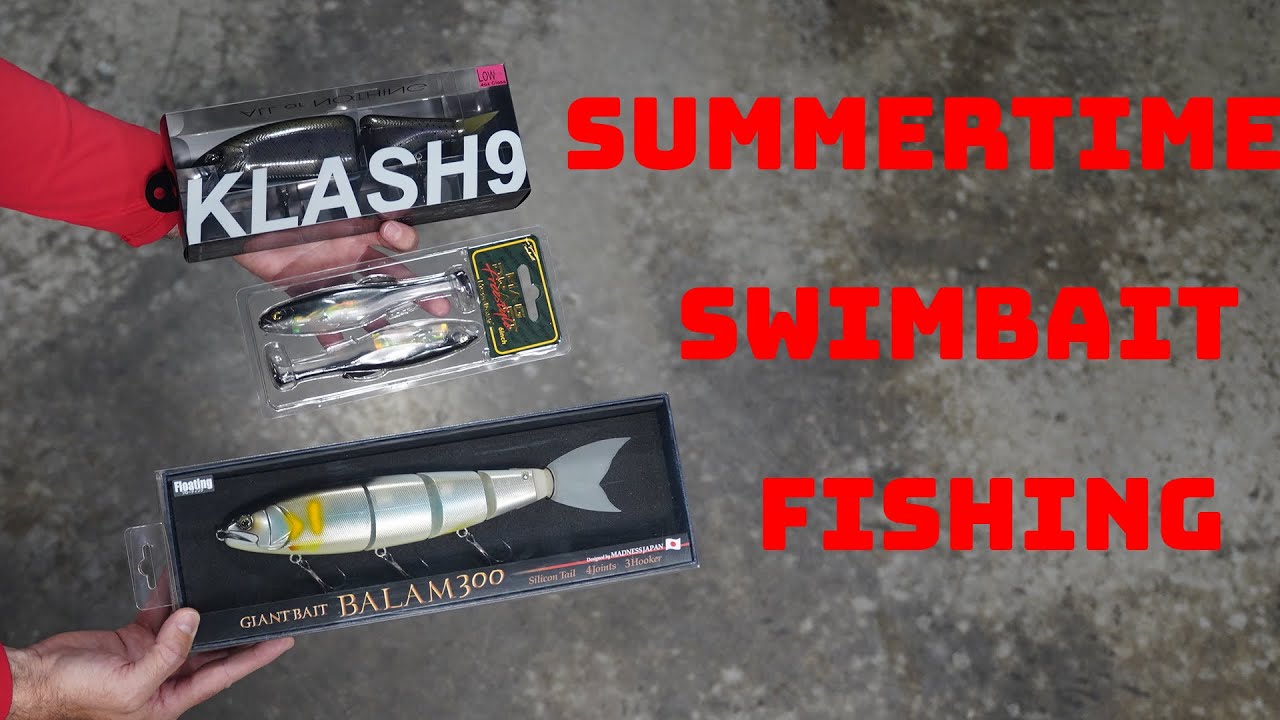 Our Summertime Approach To Fishing Swimbaits For Big Bass!