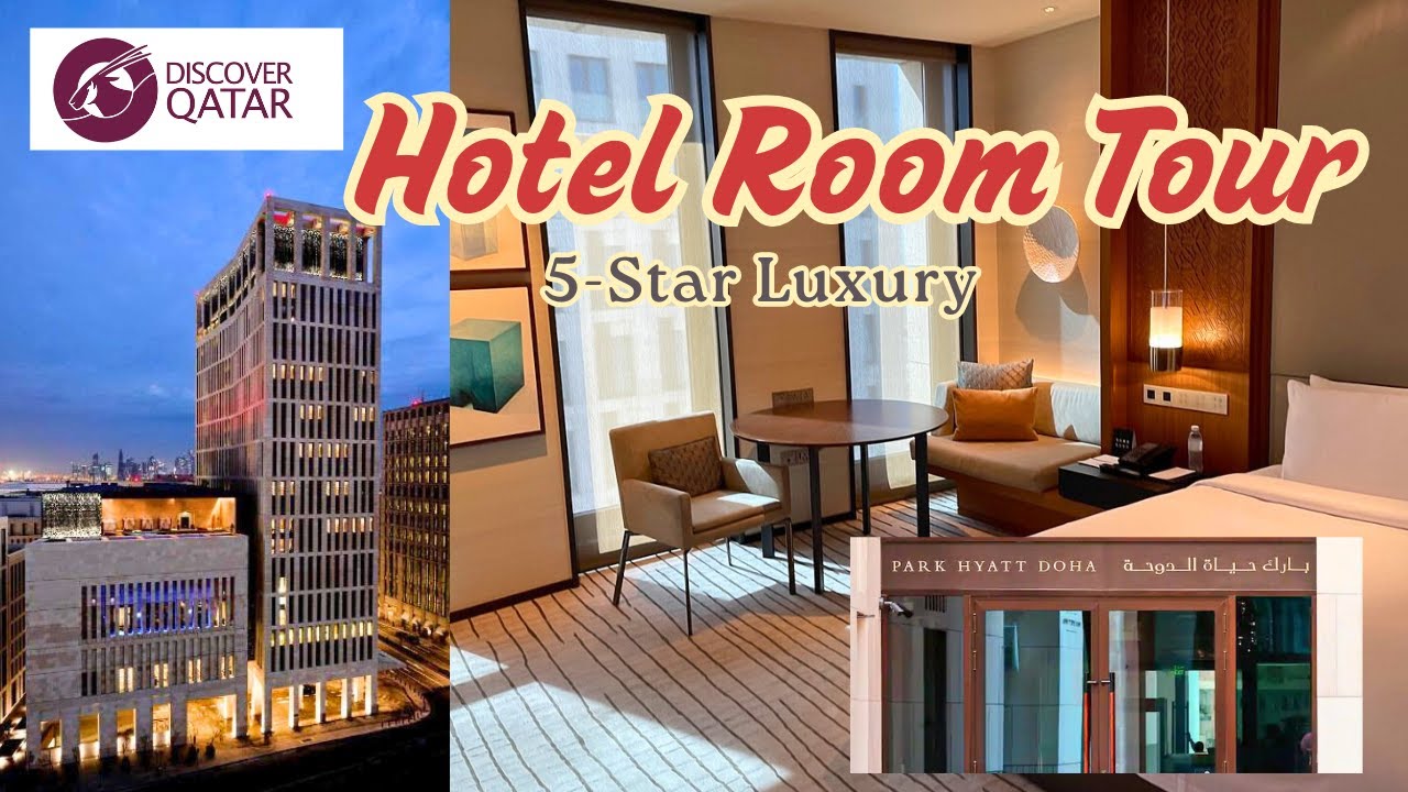 Park Hyatt Doha Room Tour 🇶🇦 | Luxury Hotel in Qatar - Visa on Arrival