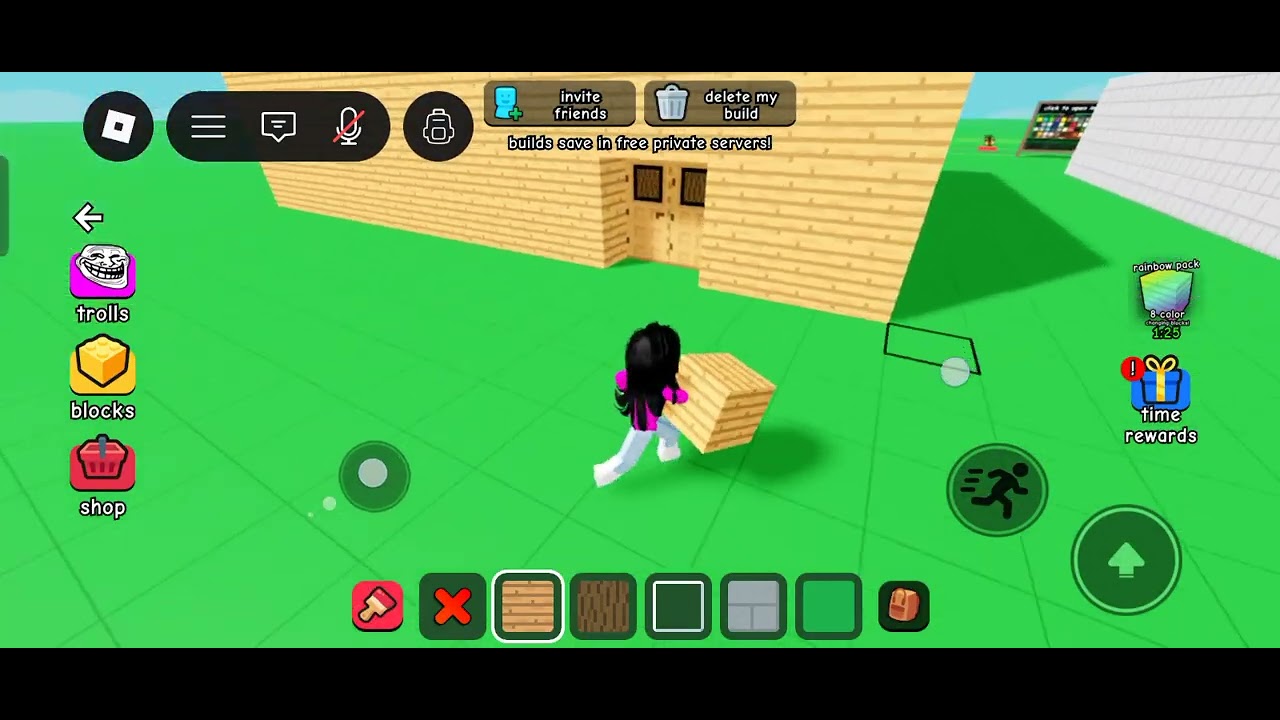 Build an big house ( build anything )