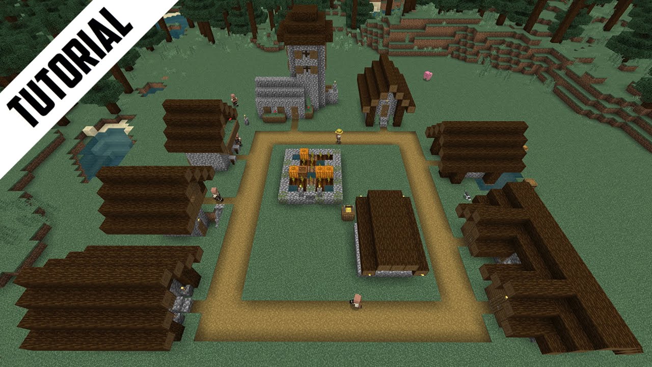 Minecraft: How to Build a Taiga Village 1 (Step By Step)