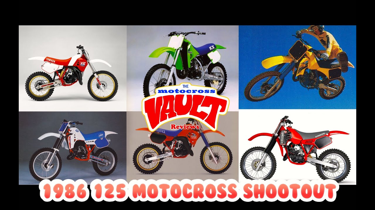 Мотокросс 125 1986 года: CR125 против YZ125 против RM125 против KX125