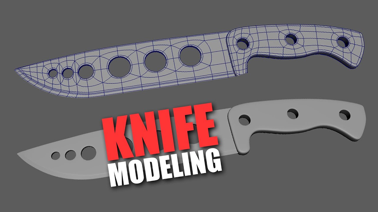 Easy Knife Modeling in Maya