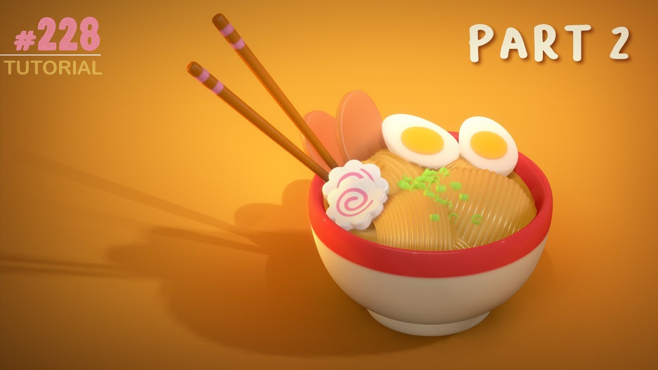 Nomad Sculpt Full Tutorial: Ramen (Part 2)