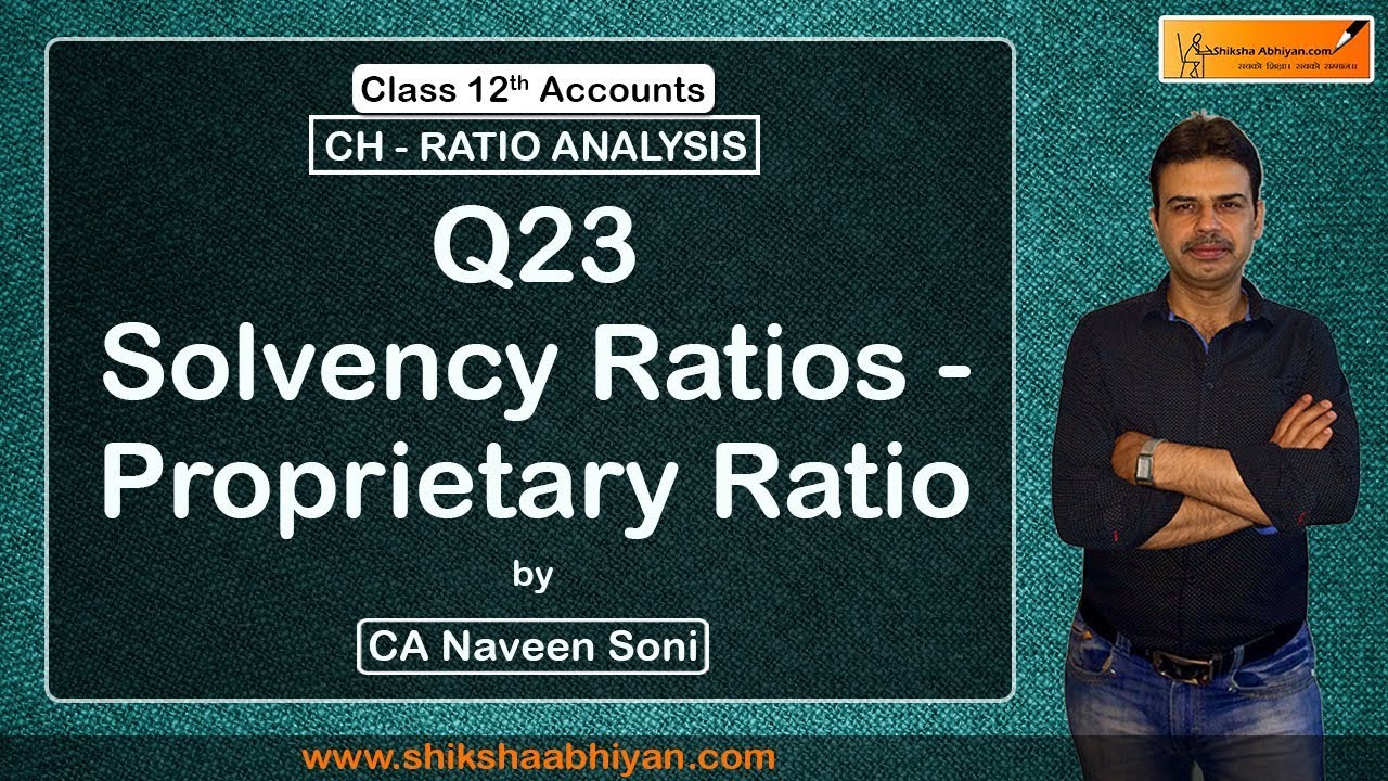 Q23 Solvency Ratios- Proprietary Ratio